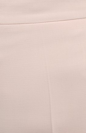 Женские шерстяные брюки JIL SANDER розового цвета, арт. JSWR306705-WR201100 | Фото 5 (Длина (брюки, джинсы): Удлиненные; Силуэт Ж (брюки и джинсы): Широкие; Материал внешний: Шерсть; Женское Кросс-КТ: Брюки-одежда; Стили: Классический)