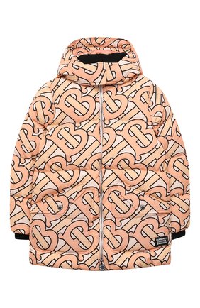 Детского пуховая куртка BURBERRY светло-розового цвета по цене 61850 руб., арт. 8032797 | Фото 1 Детского пуховая куртка BURBERRY светло-розового цвета, арт. 8032797 | Фото 1