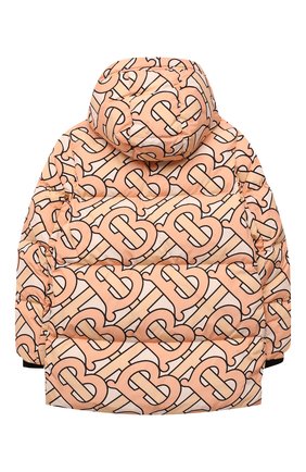 Детского пуховая куртка BURBERRY светло-розового цвета по цене 61850 руб., арт. 8032797 | Фото 2 Детского пуховая куртка BURBERRY светло-розового цвета, арт. 8032797 | Фото 2