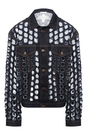 Женская джинсовая куртка MAISON MARGIELA темно-синего цвета по цене 99400 руб., арт. S29AM0364/S30617 | Фото 1 Женская джинсовая куртка MAISON MARGIELA темно-синего цвета, арт. S29AM0364/S30617 | Фото 1
