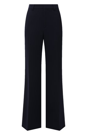 Женские шерстяные брюки ROLAND MOURET синего цвета по цене 74900 руб., арт. PW20/S5077/F4044 | Фото 1 Женские шерстяные брюки ROLAND MOURET синего цвета, арт. PW20/S5077/F4044 | Фото 1