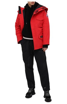 Мужская пуховая парка y/project x canada goose Y/PROJECT красного цвета по цене 147500 руб., арт. YPCGPARKA1 F230 | Фото 2 Мужская пуховая парка y/project x canada goose Y/PROJECT красного цвета, арт. YPCGPARKA1 F230 | Фото 2