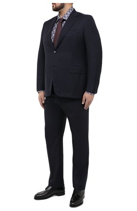 Мужской шерстяной костюм CANALI темно-синего цвета по цене 143500 руб., арт. 11280/10/AA00099/60-64 | Фото 1 Мужской шерстяной костюм CANALI темно-синего цвета, арт. 11280/10/AA00099/60-64 | Фото 1