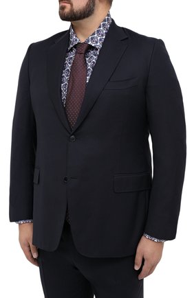 Мужской шерстяной костюм CANALI темно-синего цвета по цене 143500 руб., арт. 11280/10/AA00099/60-64 | Фото 2 Мужской шерстяной костюм CANALI темно-синего цвета, арт. 11280/10/AA00099/60-64 | Фото 2