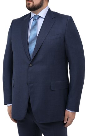 Мужской шерстяной костюм CANALI темно-синего цвета по цене 146000 руб., арт. 11280/10/BF00067/60-64 | Фото 2 Мужской шерстяной костюм CANALI темно-синего цвета, арт. 11280/10/BF00067/60-64 | Фото 2