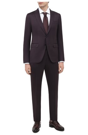 Мужской кожаные дерби SANTONI бордового цвета по цене 99250 руб., арт. MCAZ17369MI6ISWQQ48 | Фото 2 Мужской кожаные дерби SANTONI бордового цвета, арт. MCAZ17369MI6ISWQQ48 | Фото 2
