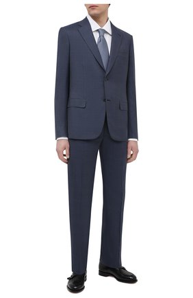 Мужской костюм из шерсти и шелка BRIONI синего цвета по цене 499500 руб., арт. RAH00U/09A1R/PARLAMENT0 | Фото 1 Мужской костюм из шерсти и шелка BRIONI синего цвета, арт. RAH00U/09A1R/PARLAMENT0 | Фото 1