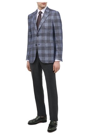 Мужские кожаные монки SANTONI зеленого цвета по цене 145500 руб., арт. MCCG13976MJ3YNGCV35 | Фото 2 Мужские кожаные монки SANTONI зеленого цвета, арт. MCCG13976MJ3YNGCV35 | Фото 2 (Материал утеплителя: Натуральный мех; Мужское Кросс-КТ: Броги-обувь; Стили: Классический; Материал внешний: Кожа; Длина стельки: 28,3, 27, 24,7, 25,1, 25,5, 25,9, 26,4)