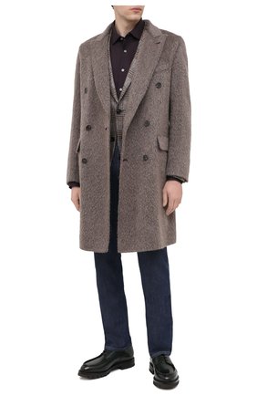 Мужская хлопковая рубашка ERMENEGILDO ZEGNA темно-фиолетового цвета по цене 29550 руб., арт. UVX18/SRF5 | Фото 2 Мужская хлопковая рубашка ERMENEGILDO ZEGNA темно-фиолетового цвета, арт. UVX18/SRF5 | Фото 2