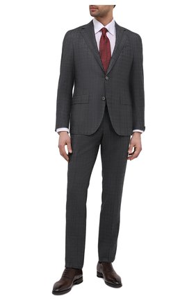 Мужской шерстяной костюм CORNELIANI серого цвета по цене 158000 руб., арт. 867Y82-0817316/92 Q1 | Фото 1 Мужской шерстяной костюм CORNELIANI серого цвета, арт. 867Y82-0817316/92 Q1 | Фото 1 (Рукава: Длинные; Материал подклада: Купро; Материал внешний: Шерсть; Костюмы М: Однобортный; Стили: Классический)