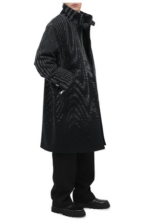 Мужской пальто из шерсти и кашемира ZEGNA COUTURE черного цвета по цене 599500 руб., арт. CVV63/8V151 | Фото 2 Мужской пальто из шерсти и кашемира ZEGNA COUTURE черного цвета, арт. CVV63/8V151 | Фото 2