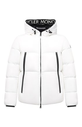 Мужская пуховая куртка MONCLER белого цвета по цене 117800 руб., арт. F2-091-1A51B-00-68950 | Фото 1 Мужская пуховая куртка MONCLER белого цвета, арт. F2-091-1A51B-00-68950 | Фото 1