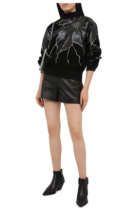 Женская пуловер ISABEL MARANT черного цвета по цене 324000 руб., арт. HT1934-20H049I/MELR0SE | Фото 2 Женская пуловер ISABEL MARANT черного цвета, арт. HT1934-20H049I/MELR0SE | Фото 2