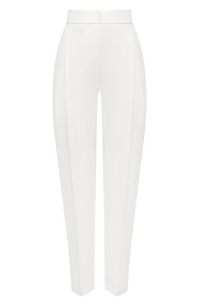 Женские шерстяные брюки ALEXANDER MCQUEEN белого цвета по цене 69750 руб., арт. 634002/QJAAC | Фото 1 Женские шерстяные брюки ALEXANDER MCQUEEN белого цвета, арт. 634002/QJAAC | Фото 1
