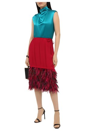 Женская юбка DRIES VAN NOTEN фуксия цвета по цене 77000 руб., арт. 202-10842-1430 | Фото 2 Женская юбка DRIES VAN NOTEN фуксия цвета, арт. 202-10842-1430 | Фото 2