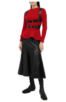 Женский кожаная портупея ALEXANDER MCQUEEN черного цвета по цене 137500 руб., арт. 641700/Q5AEC | Фото 2 Женский кожаная портупея ALEXANDER MCQUEEN черного цвета, арт. 641700/Q5AEC | Фото 2