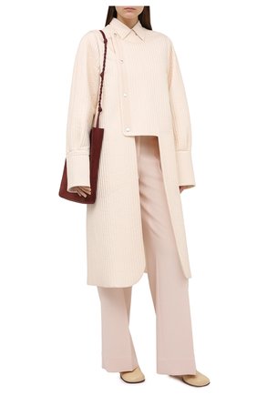 Женское шелковое пальто JIL SANDER розового цвета по цене 219500 руб., арт. JSWR435110-WR28174T | Фото 2 Женское шелковое пальто JIL SANDER розового цвета, арт. JSWR435110-WR28174T | Фото 2