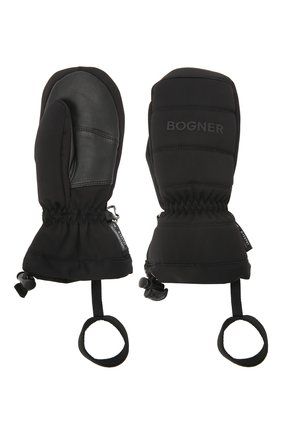 Детские утепленные перчатки BOGNER KIDS черного цвета по цене 10750 руб., арт. 6097562 | Фото 2 Детские утепленные перчатки BOGNER KIDS черного цвета, арт. 6097562 | Фото 2