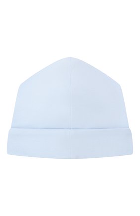 Детского хлопковая шапка KISSY KISSY голубого цвета по цене 1350 руб., арт. KB505237N | Фото 2 Детского хлопковая шапка KISSY KISSY голубого цвета, арт. KB505237N | Фото 2