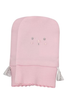 Детские хлопковые варежки KISSY KISSY розового цвета по цене 1080 руб., арт. KG4052490 | Фото 1 Детские хлопковые варежки KISSY KISSY розового цвета, арт. KG4052490 | Фото 1
