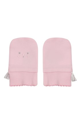 Детские хлопковые варежки KISSY KISSY розового цвета по цене 1080 руб., арт. KG4052490 | Фото 2 Детские хлопковые варежки KISSY KISSY розового цвета, арт. KG4052490 | Фото 2