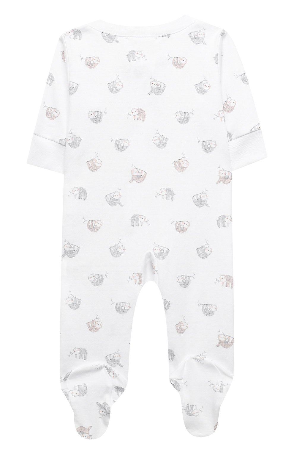 Детский хлопковый комбинезон KISSY KISSY серого цвета по цене 4540 руб., арт. KNQ04732N | Фото 2 Детский хлопковый комбинезон KISSY KISSY серого цвета, арт. KNQ04732N | Фото 2