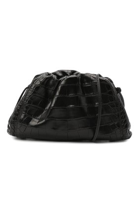Женский клатч pouch 20 из кожи аллигатора BOTTEGA VENETA черного цвета по цене 1190000 руб., арт. 585852/VCPX1/AMIS | Фото 1 Женский клатч pouch 20 из кожи аллигатора BOTTEGA VENETA черного цвета, арт. 585852/VCPX1/AMIS | Фото 1