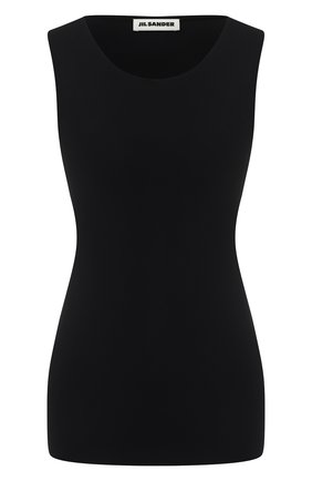 Женская топ JIL SANDER черного цвета по цене 19850 руб., арт. JSWQ705036-WQ477108 | Фото 1 Женская топ JIL SANDER черного цвета, арт. JSWQ705036-WQ477108 | Фото 1