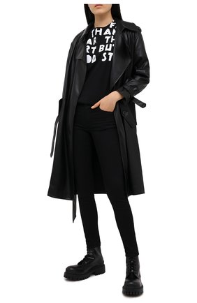 Женские джинсы EMPORIO ARMANI черного цвета по цене 15450 руб., арт. 6H2J28/2DXIZ | Фото 2 Женские джинсы EMPORIO ARMANI черного цвета, арт. 6H2J28/2DXIZ | Фото 2