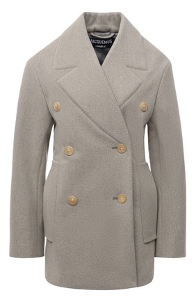 Женское шерстяное пальто JACQUEMUS бежевого цвета по цене 86700 руб., арт. 203C002/123850 | Фото 1 Женское шерстяное пальто JACQUEMUS бежевого цвета, арт. 203C002/123850 | Фото 1