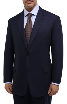 Мужской шерстяной костюм BRIONI темно-синего цвета по цене 471500 руб., арт. RAH00U/09A0H/PARLAMENT0 | Фото 2 Мужской шерстяной костюм BRIONI темно-синего цвета, арт. RAH00U/09A0H/PARLAMENT0 | Фото 2