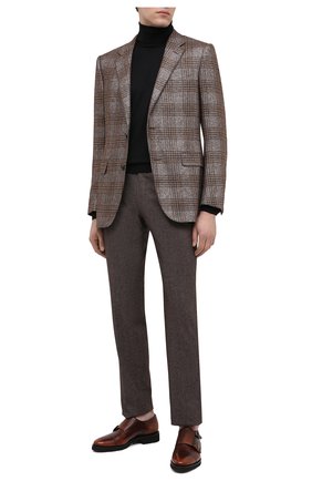 Мужские кожаные монки SANTONI коричневого цвета по цене 69950 руб., арт. MCBN17125PW5HSYCM48 | Фото 2 Мужские кожаные монки SANTONI коричневого цвета, арт. MCBN17125PW5HSYCM48 | Фото 2