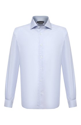 Мужская хлопковая сорочка CORNELIANI голубого цвета по цене 24600 руб., арт. 86P100-0811262/00 | Фото 1 Мужская хлопковая сорочка CORNELIANI голубого цвета, арт. 86P100-0811262/00 | Фото 1