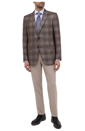 Мужская хлопковая сорочка CORNELIANI голубого цвета по цене 24600 руб., арт. 86P100-0811262/00 | Фото 2 Мужская хлопковая сорочка CORNELIANI голубого цвета, арт. 86P100-0811262/00 | Фото 2