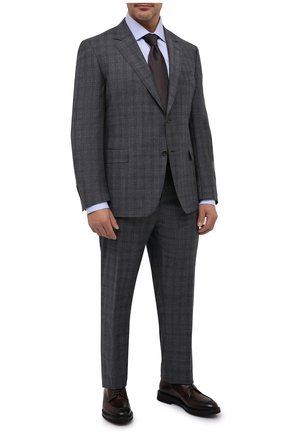 Мужской шерстяной костюм CANALI серого цвета по цене 157500 руб., арт. 11280/19/BF01782/60-64 | Фото 1 Мужской шерстяной костюм CANALI серого цвета, арт. 11280/19/BF01782/60-64 | Фото 1