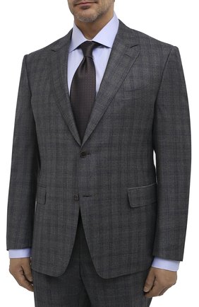 Мужской шерстяной костюм CANALI серого цвета по цене 157500 руб., арт. 11280/19/BF01782/60-64 | Фото 2 Мужской шерстяной костюм CANALI серого цвета, арт. 11280/19/BF01782/60-64 | Фото 2