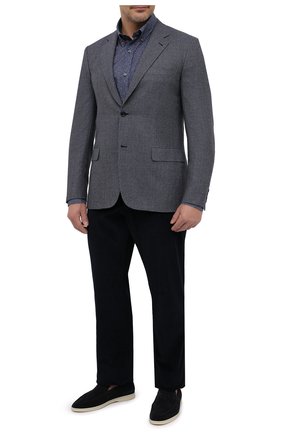 Мужской шерстяной пиджак BRIONI голубого цвета по цене 367500 руб., арт. RGH00W/09A4T/PARLAMENT0 | Фото 2 Мужской шерстяной пиджак BRIONI голубого цвета, арт. RGH00W/09A4T/PARLAMENT0 | Фото 2