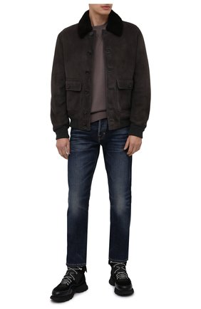Мужская дубленка RALPH LAUREN темно-серого цвета по цене 494500 руб., арт. 790813456 | Фото 2 Мужская дубленка RALPH LAUREN темно-серого цвета, арт. 790813456 | Фото 2