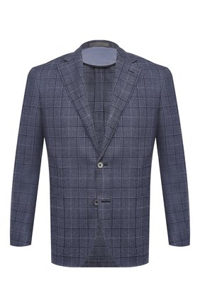 Мужской шерстяной пиджак CORNELIANI голубого цвета по цене 132000 руб., арт. 86X240-0816372/90 | Фото 1 Мужской шерстяной пиджак CORNELIANI голубого цвета, арт. 86X240-0816372/90 | Фото 1