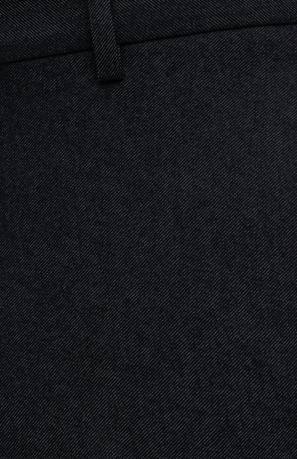 Мужские брюки LORO PIANA темно-синего цвета, арт. FAL4070 | Фото 5 (Материал внешний: Шерсть, Синтетический материал; Длина (брюки, джинсы): Стандартные; Случай: Повседневный; Региональные ограничения белый список (Axapta Mercury): RU; Материал подклада: Синтетический материал; Стили: Кэжуэл)