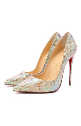 Женская кожаные туфли so kate 120 CHRISTIAN LOUBOUTIN разноцветного цвета по цене 99500 руб., арт. so kate 120 python sirene | Фото 1 Женская кожаные туфли so kate 120 CHRISTIAN LOUBOUTIN разноцветного цвета, арт. so kate 120 python sirene | Фото 1