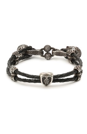Женский браслет двойная петля веселого роджера GL JEWELRY серебряного цвета по цене 24750 руб., арт. M4401016-S97-01 | Фото 1 Женский браслет двойная петля веселого роджера GL JEWELRY серебряного цвета, арт. M4401016-S97-01 | Фото 1
