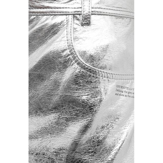 фото Кожаные брюки off-white