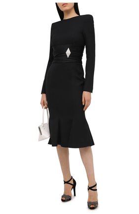 Женские замшевые босоножки RALPH LAUREN черного цвета по цене 142500 руб., арт. 800826607 | Фото 2 Женские замшевые босоножки RALPH LAUREN черного цвета, арт. 800826607 | Фото 2