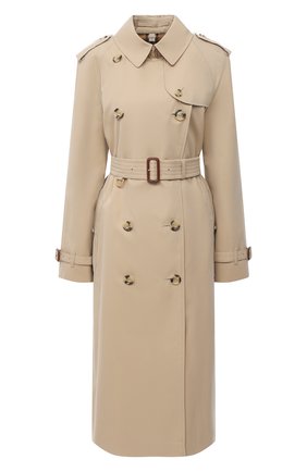 Женский хлопковый тренч BURBERRY бежевого цвета по цене 149000 руб., арт. 8028016 | Фото 1 Женский хлопковый тренч BURBERRY бежевого цвета, арт. 8028016 | Фото 1