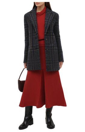Женское пальто VICTORIA, VICTORIA BECKHAM темно-синего цвета по цене 54550 руб., арт. 2420WCT001845A | Фото 2 Женское пальто VICTORIA, VICTORIA BECKHAM темно-синего цвета, арт. 2420WCT001845A | Фото 2