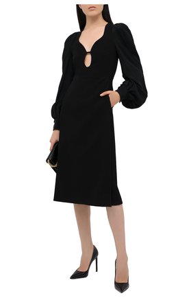 Женское платье VICTORIA BECKHAM черного цвета по цене 172000 руб., арт. 1420WDR002122A | Фото 2 Женское платье VICTORIA BECKHAM черного цвета, арт. 1420WDR002122A | Фото 2