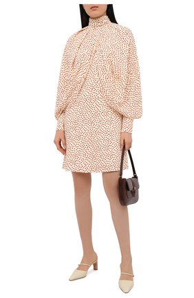 Женское платье из вискозы VICTORIA BECKHAM кремвого цвета по цене 172000 руб., арт. 1420WDR002061B | Фото 2 Женское платье из вискозы VICTORIA BECKHAM кремвого цвета, арт. 1420WDR002061B | Фото 2