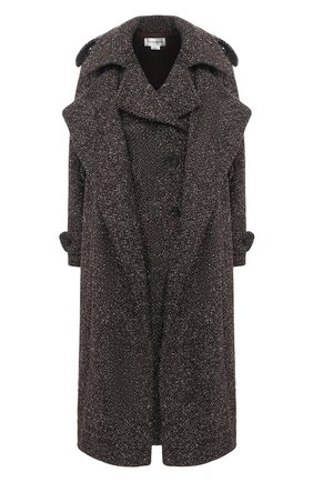 Женское пальто из шерсти и шелка VICTORIA BECKHAM коричневого цвета по цене 239000 руб., арт. 1420WCT001950A | Фото 1 Женское пальто из шерсти и шелка VICTORIA BECKHAM коричневого цвета, арт. 1420WCT001950A | Фото 1