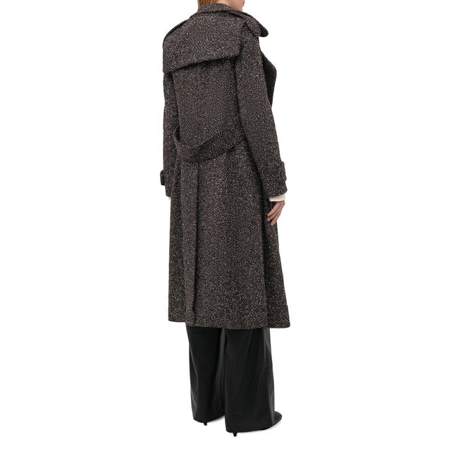 фото Пальто из шерсти и шелка victoria beckham